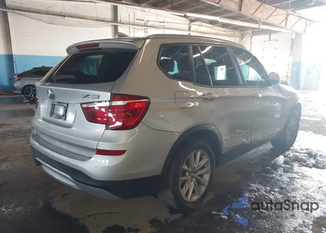 2017 BMW X3 Sdrive28I z USA, uszkodzony, nr VIN 5UXWZ7C33H0X41106